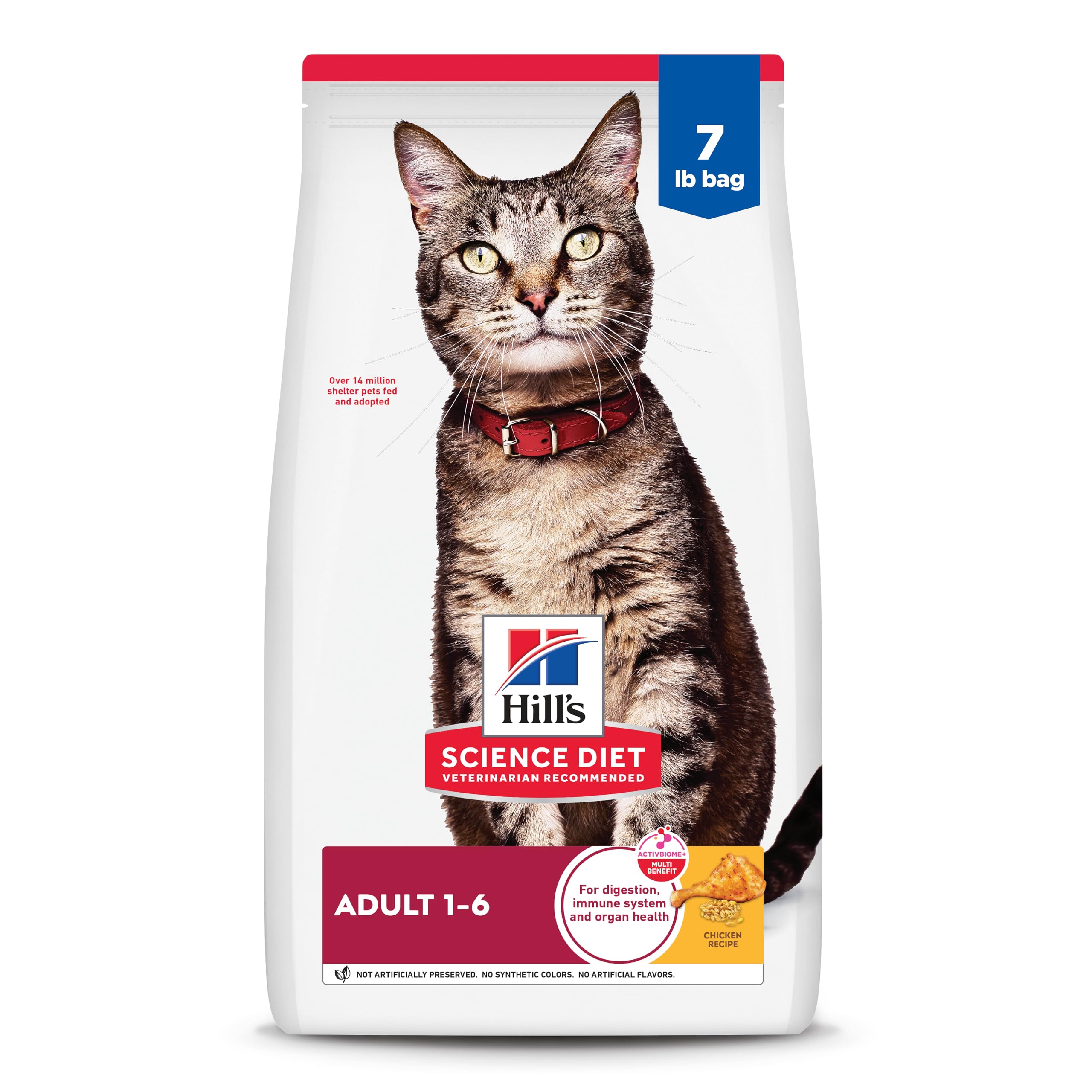 Hill's Science Diet Adult 1-6 — Alimento Seco de Nutrición Premium para Gato Adulto