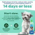 TropiClean Fresh Breath — Aditivo Dental para Agua, Limpieza de Dientes y Aliento Fresco para Perros