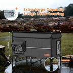Casa Refugio Plegable para Gatos — Refugio Exterior Aislado e Impermeable con Marco Metálico, Puerta de Escape y Cojín Calefactor para Gatos y Animales Pequeños