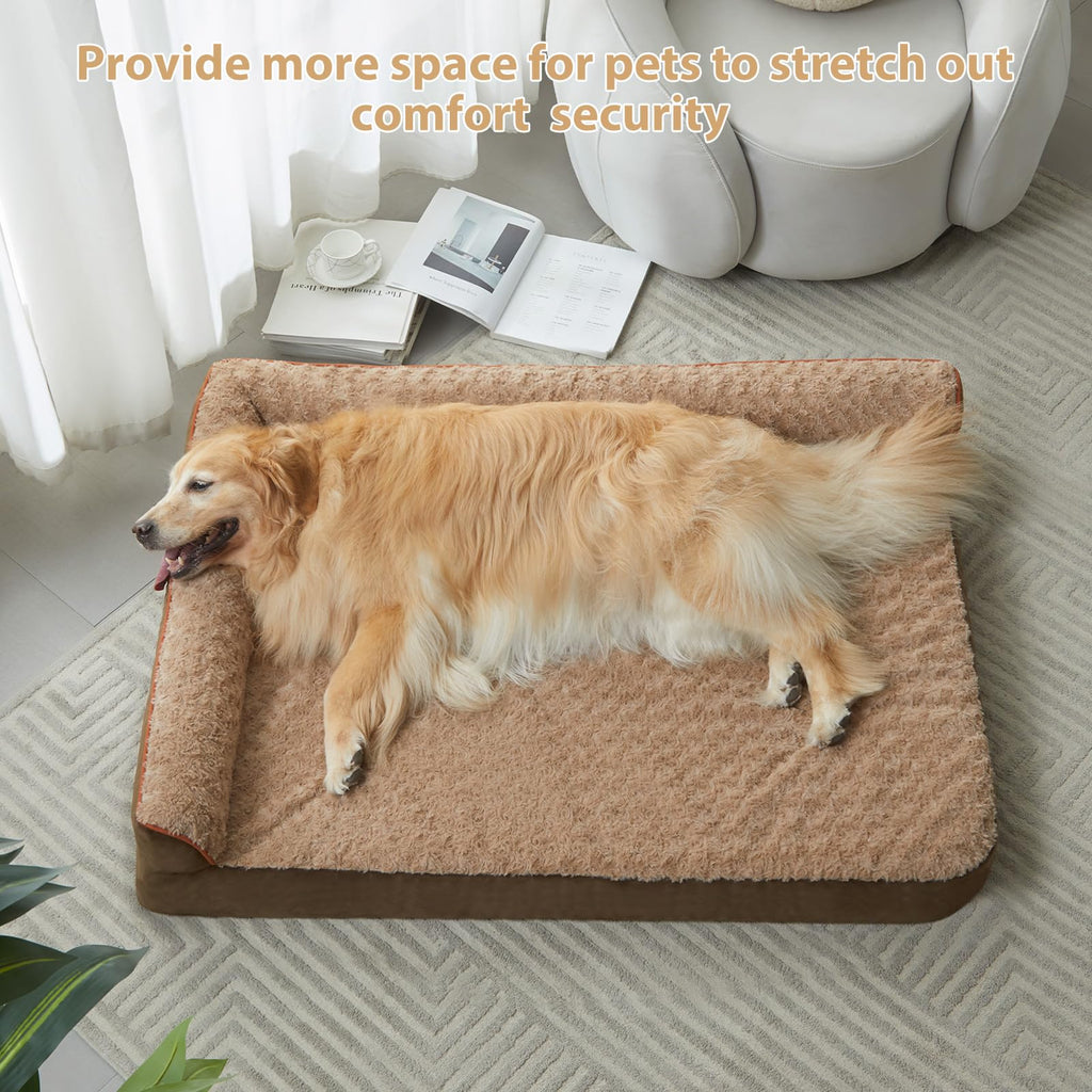 BFPETHOME — Cama Ortopédica Impermeable Estilo Sofá con Cubierta Lavable y Base Antiderrapante para Perros