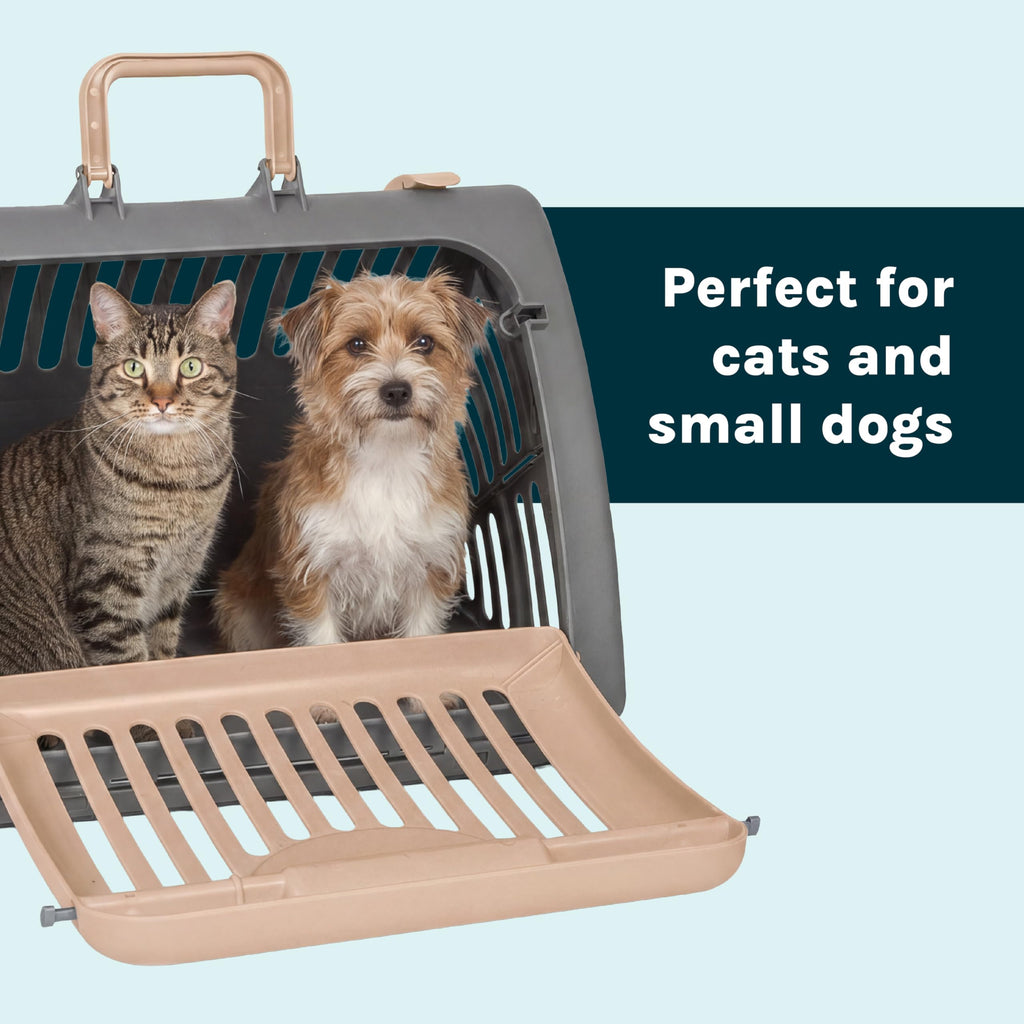 SportPet Designs — Transportadora Plegable para Gato con Puerta Lateral Abatible