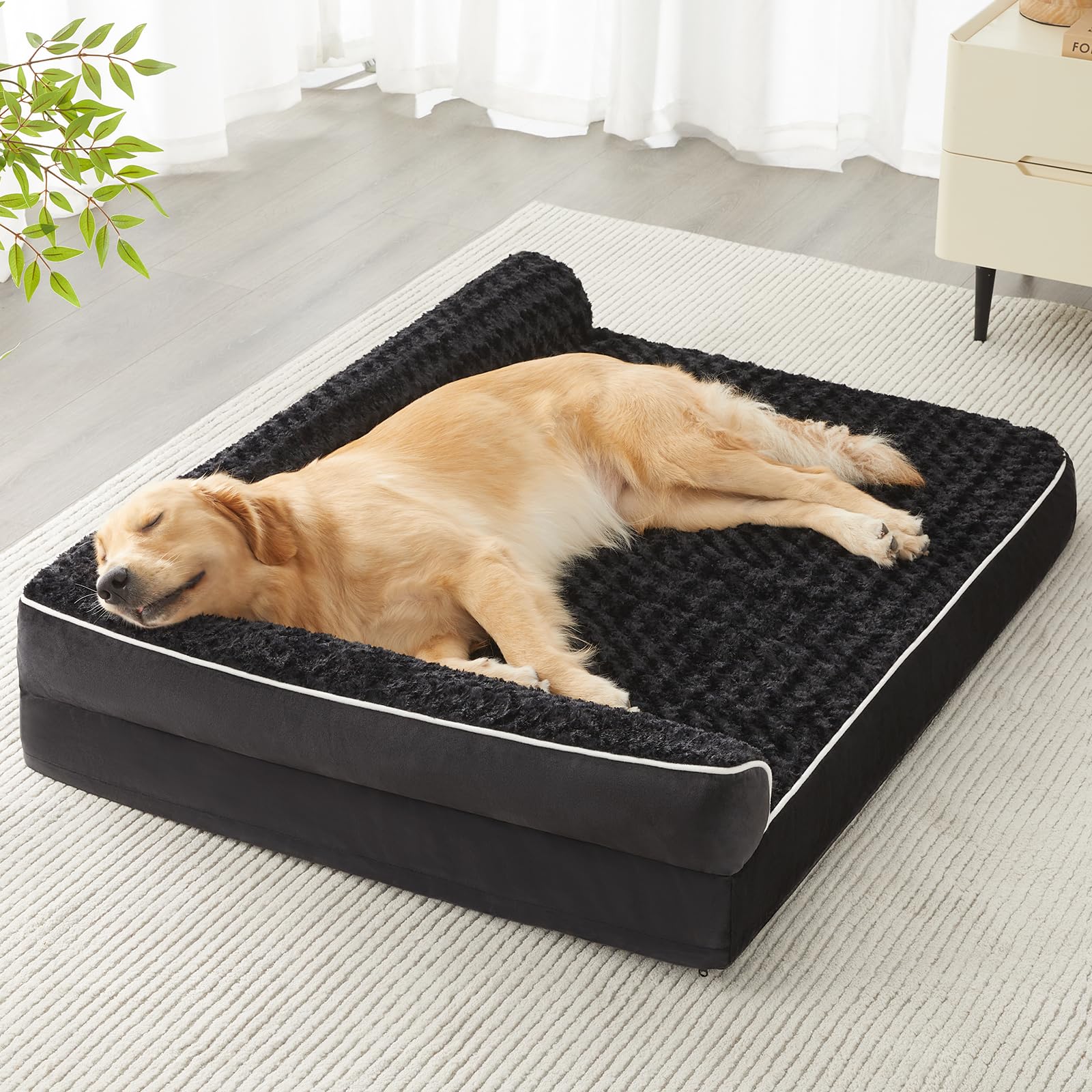 BFPETHOME — Cama Ortopédica Impermeable Estilo Sofá con Cubierta Lavable y Base Antiderrapante para Perros