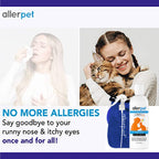 Allerpet Cat Dander Remover — Eliminador de Alérgenos y Caspa para Gato, Fórmula No Tóxica con Eficacia Científicamente Comprobada