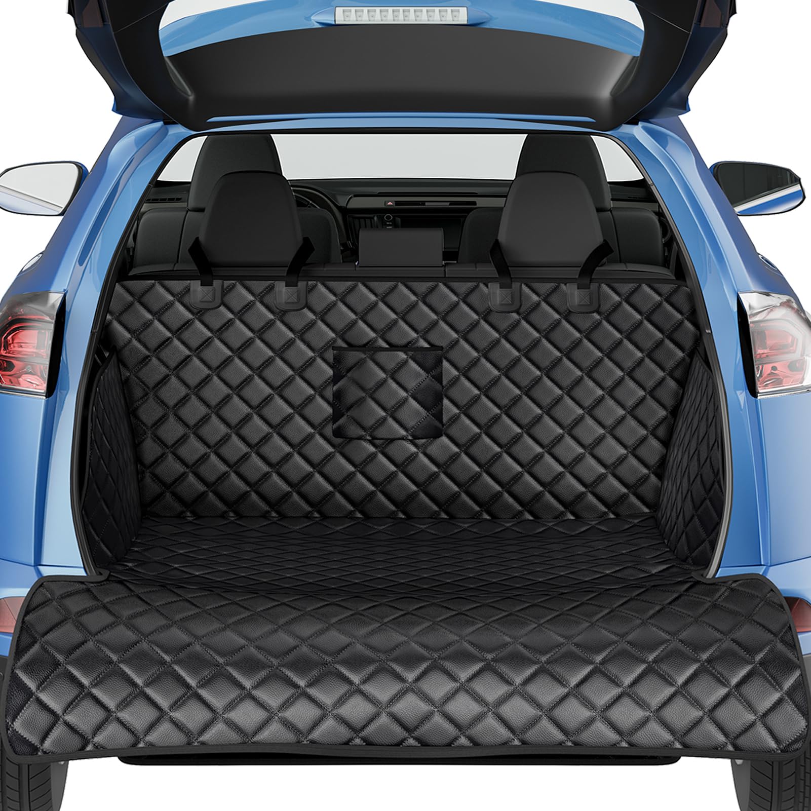 PETICON — Cubierta Protectora Impermeable para Maletero de SUV, Sedán y Van con Protector de Cajuela y Antideslizante para Perros