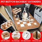 Loiion — Cama para Perro con Diseño Escocés y Funda Protectora para Sofá