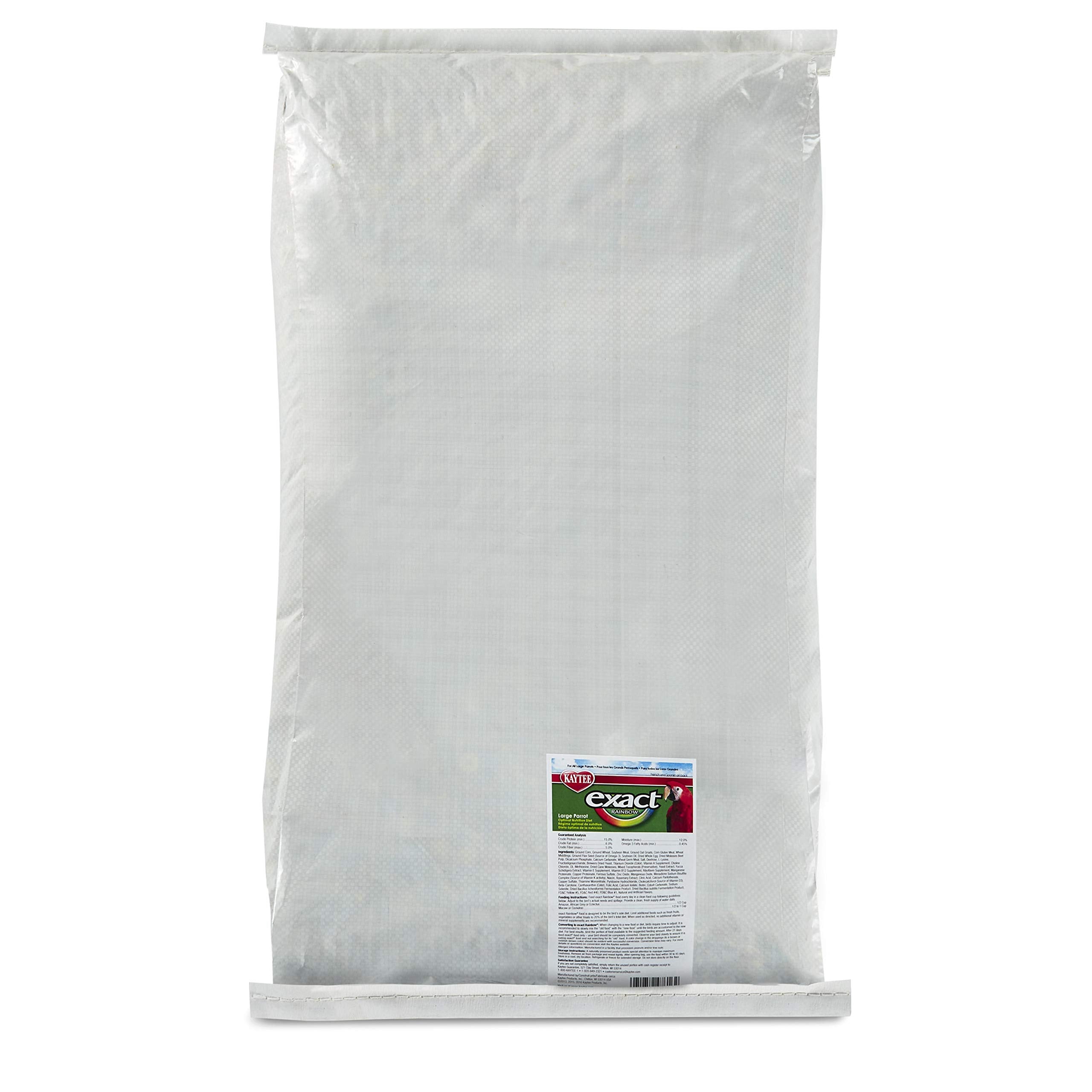 Kaytee Exact Rainbow — Alimento Completo Diario en Pellets Coloridos para Loros Grandes