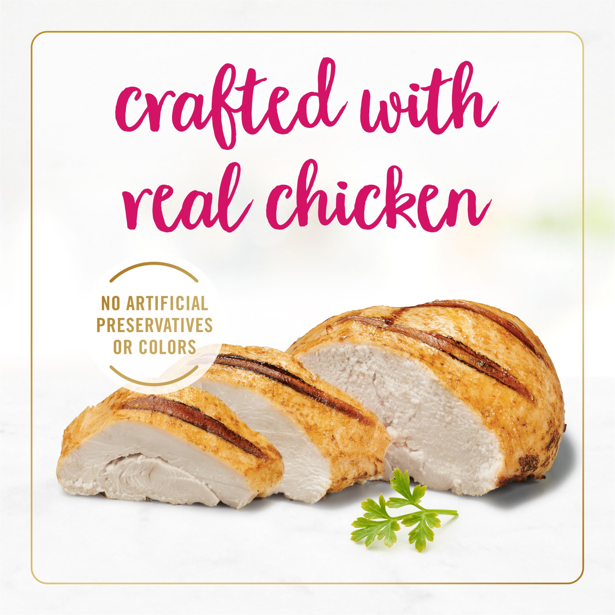 Fancy Feast Colección Clásica Paté de Pollo — Alimento Húmedo para Gatos Sin Granos, Sin Colores ni Conservadores Artificiales — Multipack 24 Latas de 85g