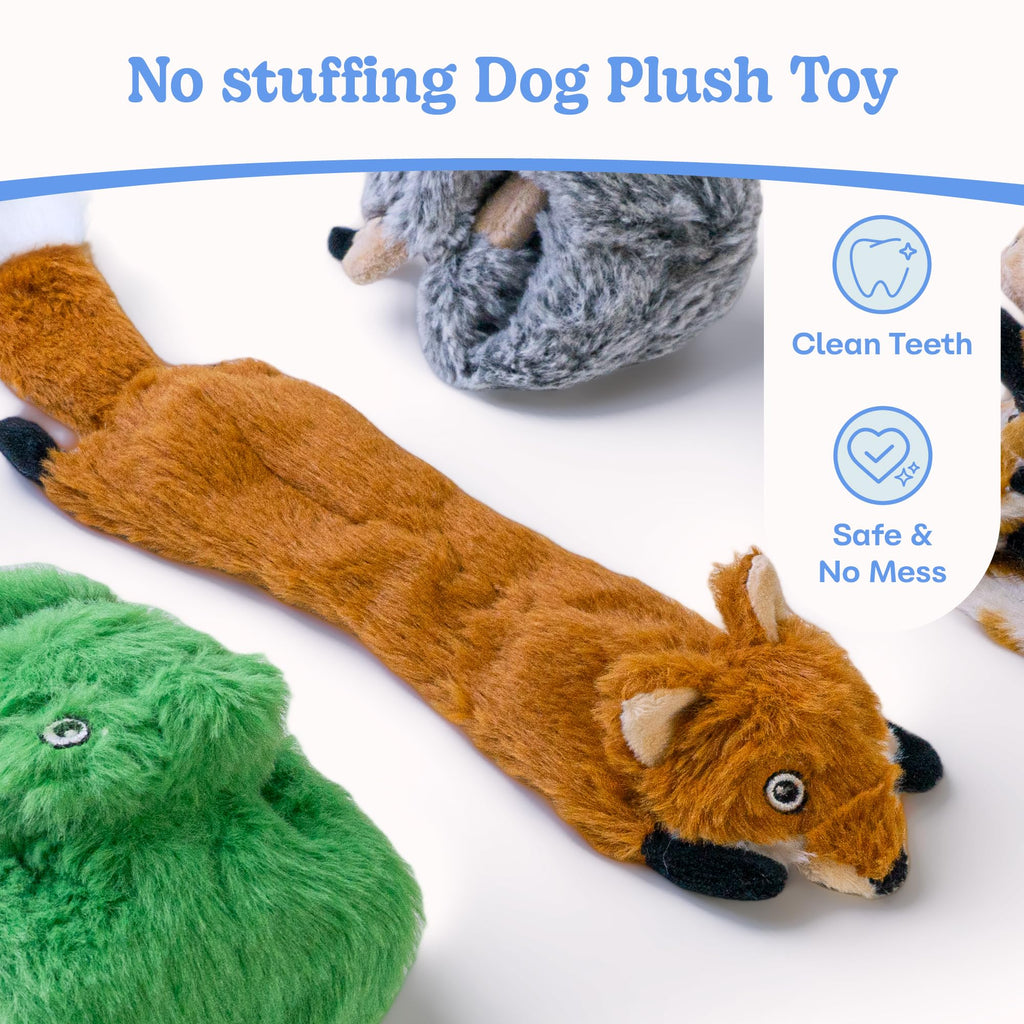 SHARLOVY Bubble Plush — Juguetes de Peluche Chirriantes y Crujientes sin Relleno para Perro
