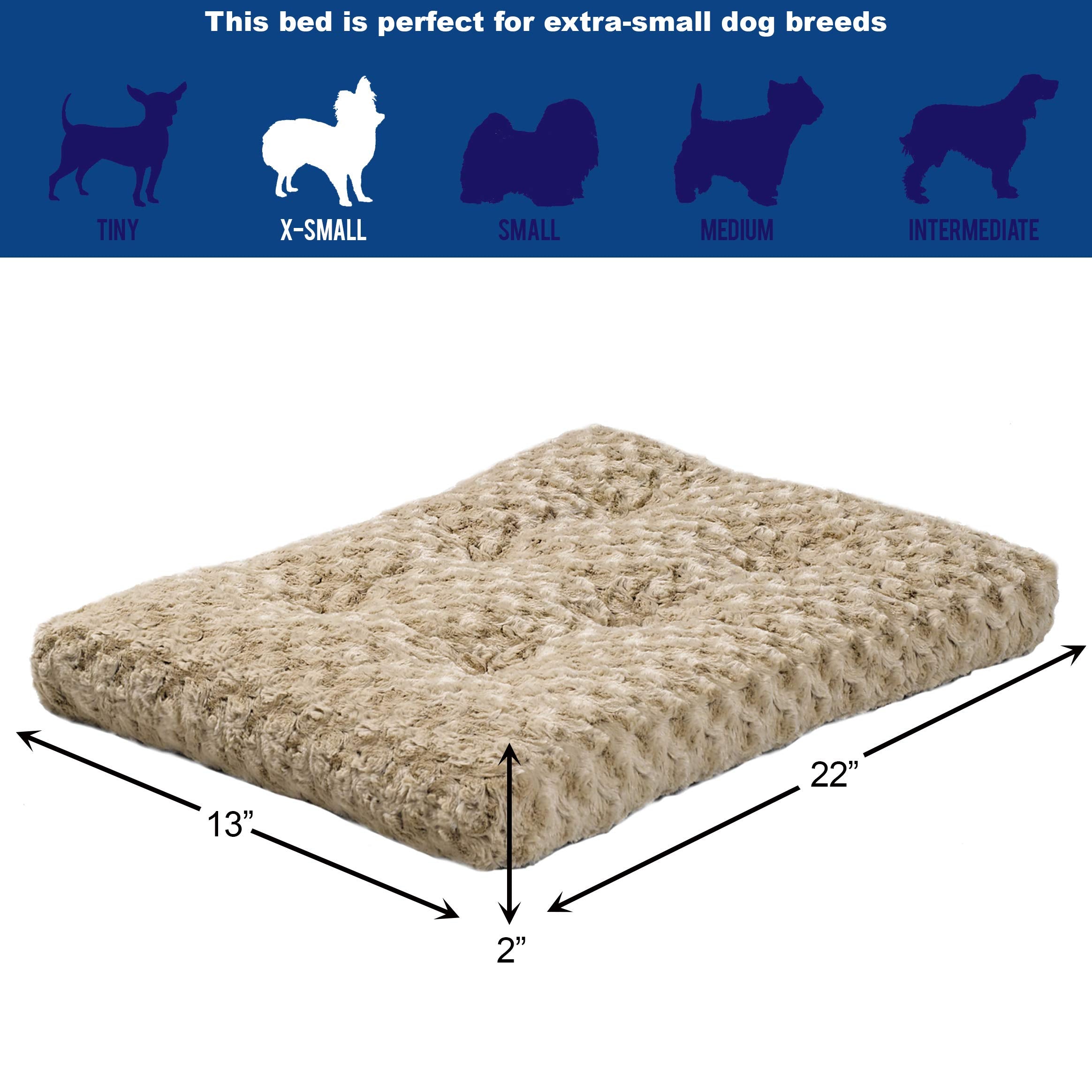 Midwest Homes for Pets Deluxe — Cama Super Suave para Perro y Gato, Compatible con Jaulas, Lavable en Lavadora