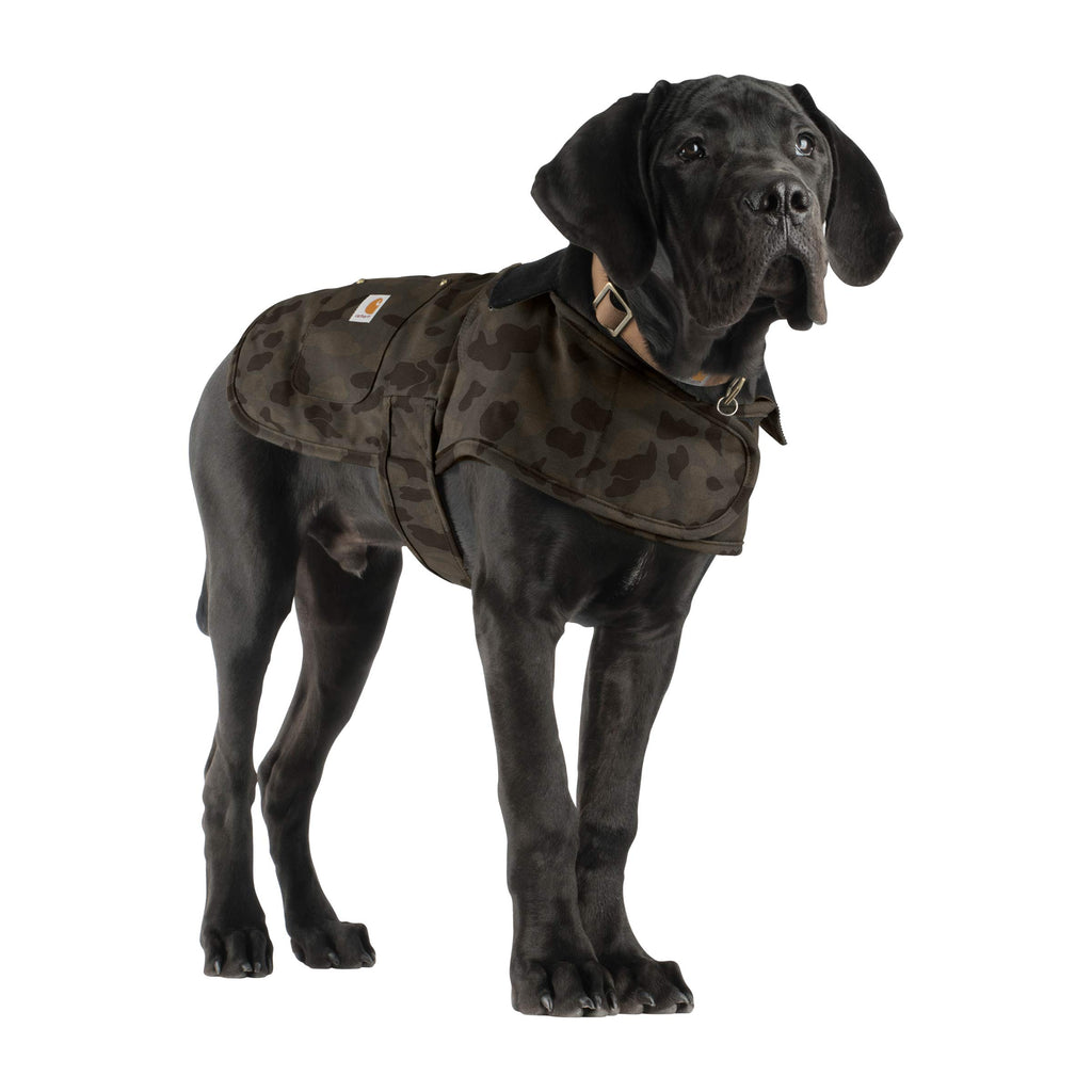 Carhartt Firm Duck — Abrigo Impermeable Acolchado para Perro, Resistente al Viento y Frío