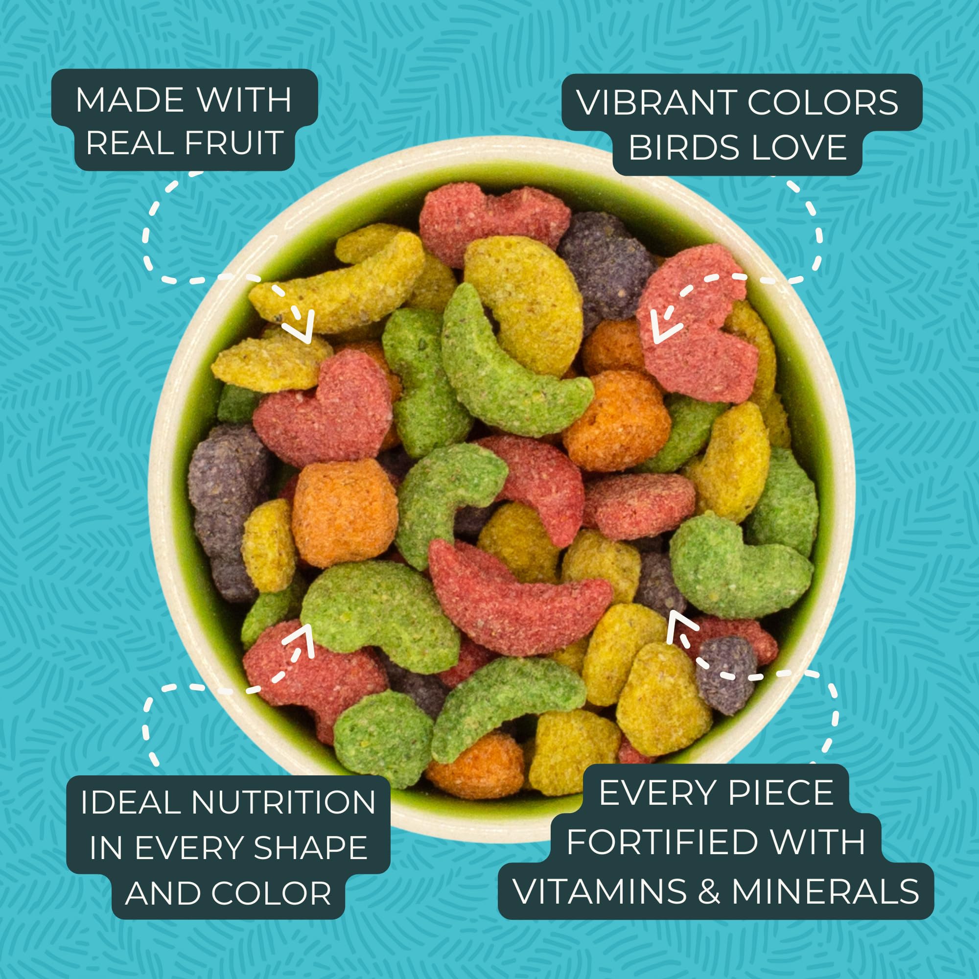 ZuPreem FruitBlend — Alimento en Pellets para Aves Medianas y Grandes (Loro, Conure, Caique, Gris Africano, Eclectus, Cacatúa Pequeña)