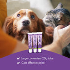 OptixCare Eye Lube Plus con Ácido Hialurónico — Gel Lubricante Ocular de Larga Duración para Perros, Gatos y Caballos 20g (Paquete de 3)