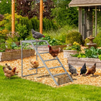 Estructura de Juego para Gallinas y Mascotas — Columpio, Escalera y Percha de Madera con Barras de Descanso para Gallinas, Conejos y Aves de Traspatio