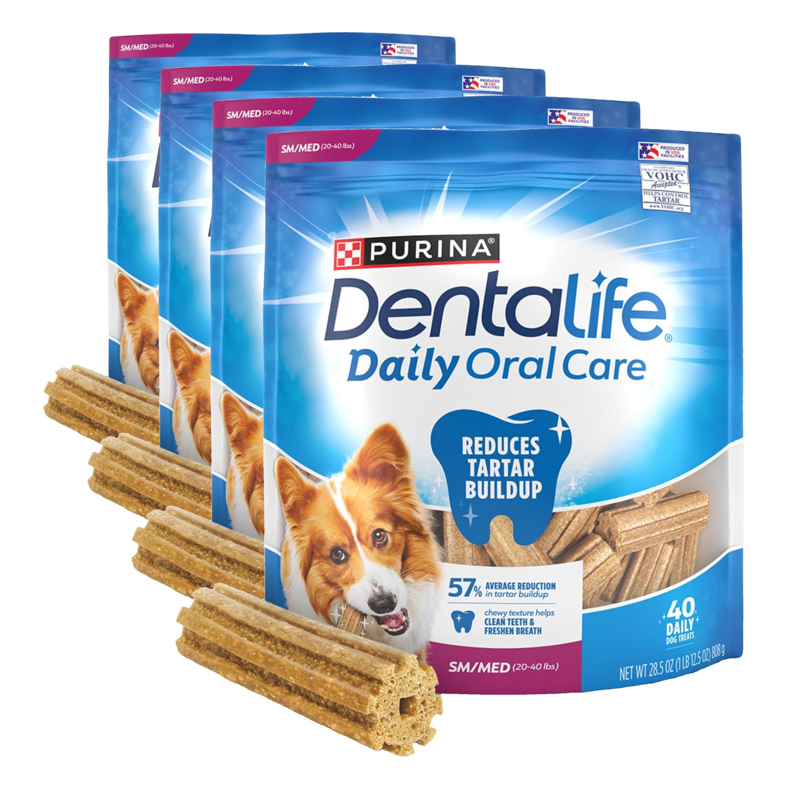 DentaLife Daily Oral Care — Premios Dentales de Cuidado Bucal Diario para Perros Pequeños y Medianos