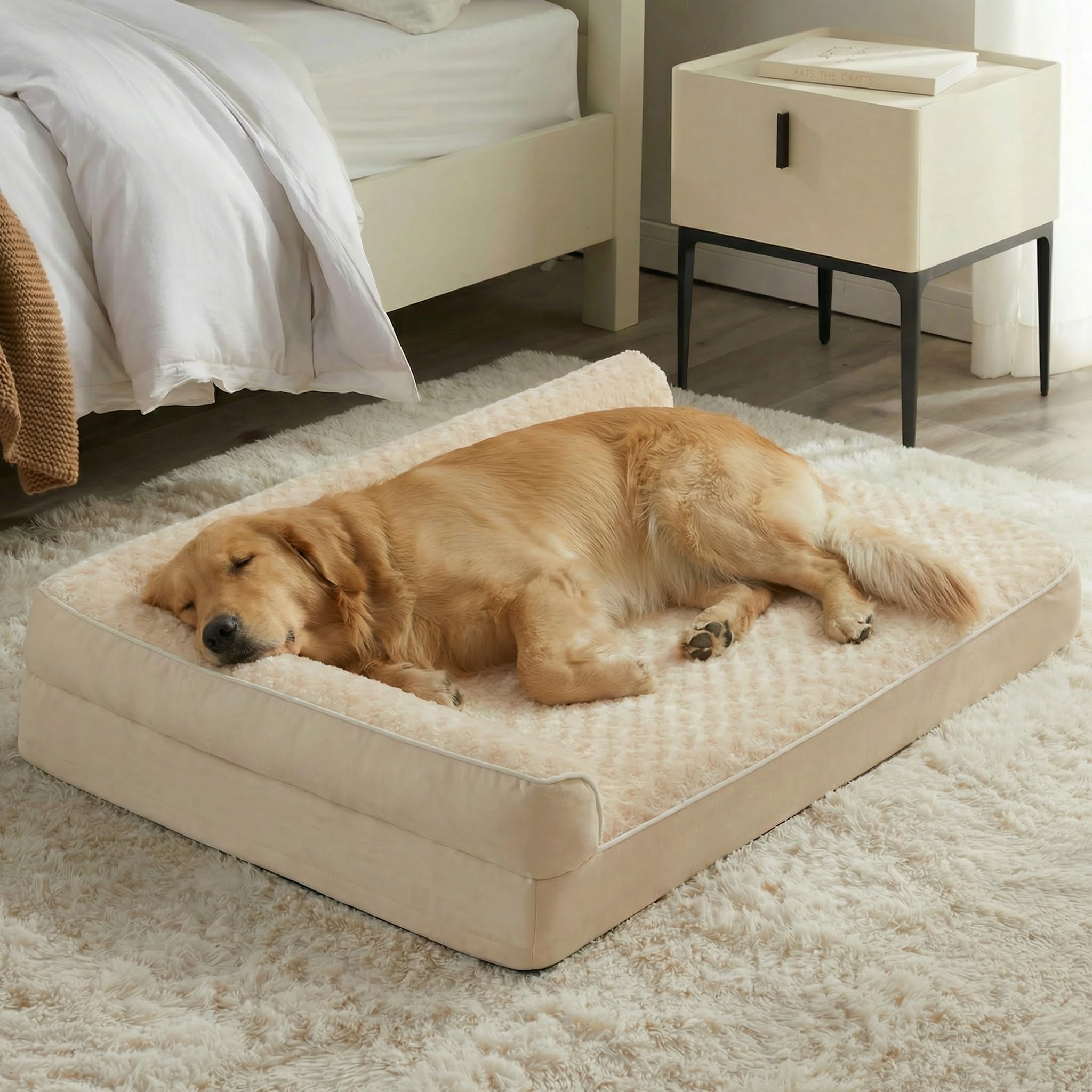 BFPETHOME — Cama Ortopédica Impermeable Estilo Sofá con Cubierta Lavable y Base Antiderrapante para Perros