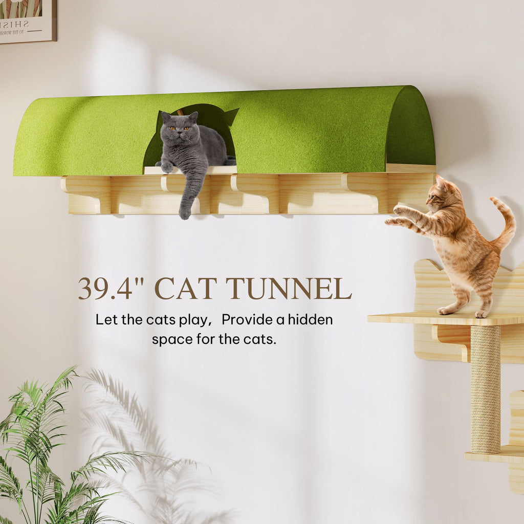 Homiflex — Repisas de Pared para Gatos, Mueble Escalador Montado en Pared para Felinos