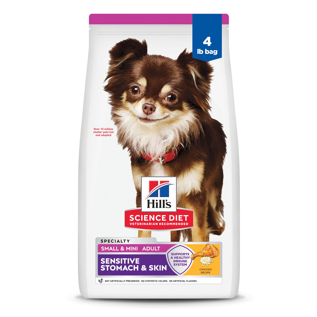 Hill's Science Diet Small & Mini — Croquetas para Perro Adulto con Estómago y Piel Sensibles