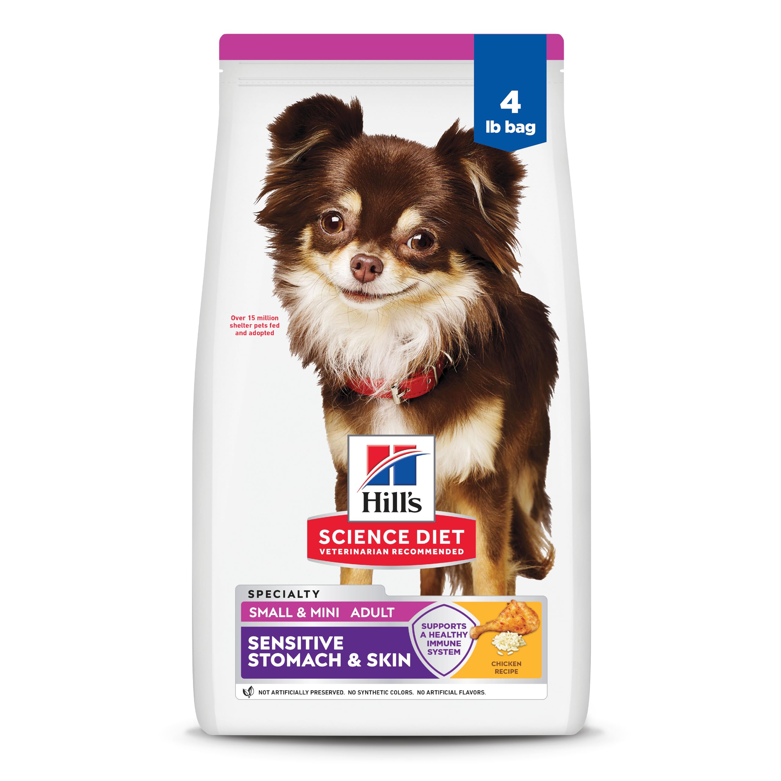 Hill's Science Diet Small & Mini — Croquetas para Perro Adulto con Estómago y Piel Sensibles