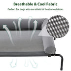 RRPETHOME — Cama Elevada Refrescante con Malla Transpirable y Patas Antideslizantes para Perros Grandes