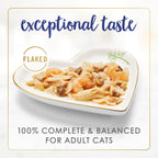 Purina Fancy Feast Alimento Húmedo para Gatos Adultos Sabor Pescado y Camarón en Hojuelas — Paquete de 24 Latas de 85g