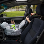 Jacko & Co — Asiento de Auto Premium para Perros Pequeños y Cachorros con Correa de Seguridad, Bolsillos de Almacenamiento y Funda Lavable a Máquina