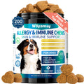 Gomitas para Alergias en Perros con Probióticos — 200 Masticables Suaves para Alivio de Picazón, Piel Sensible, Soporte Inmune y Salud Digestiva, Sabor Pollo