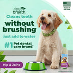 TropiClean Fresh Breath — Aditivo Dental para Agua, Limpieza de Dientes y Aliento Fresco para Perros