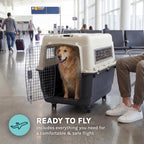 SportPet — Kennel de Viaje Certificado por Aerolíneas con Comederos para Perros y Gatos