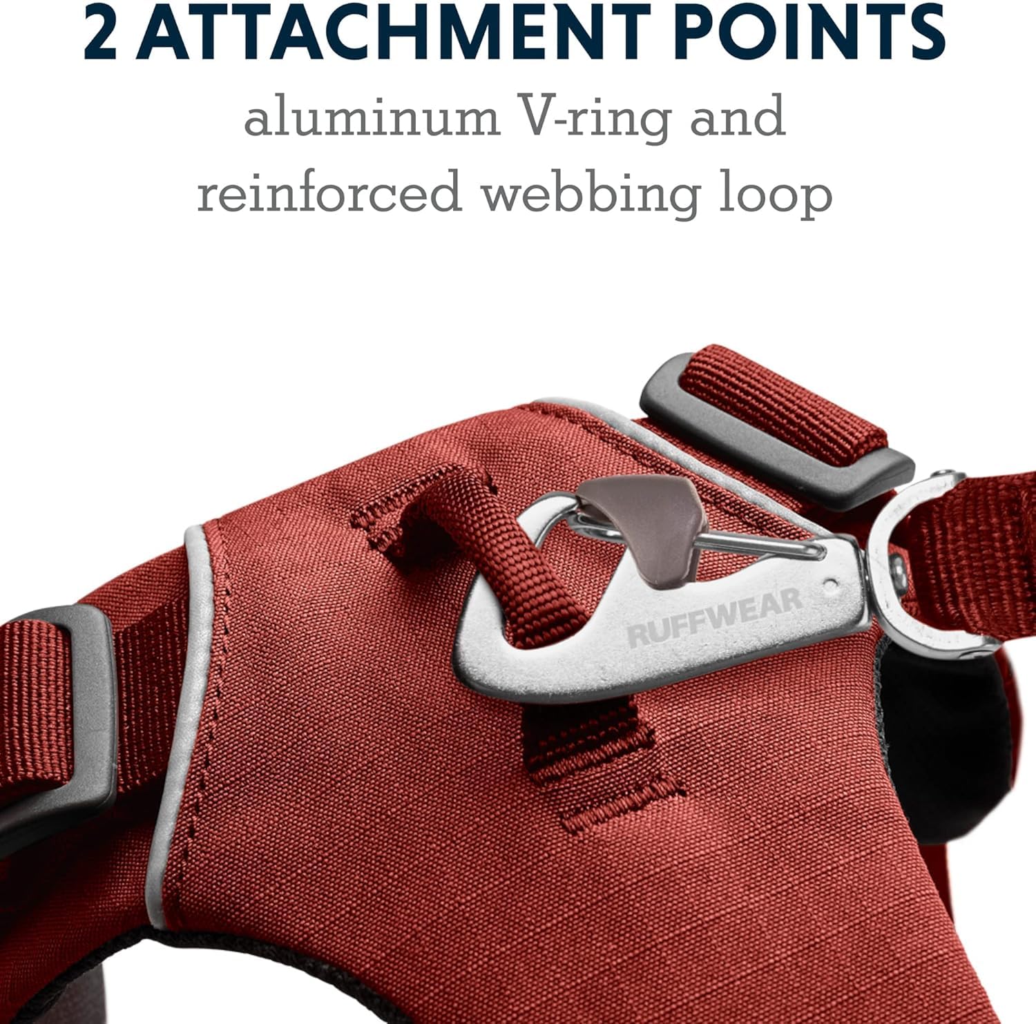 Ruffwear Front Range — Arnés Acolchado con Doble Enganche y Fácil Ajuste para Perro