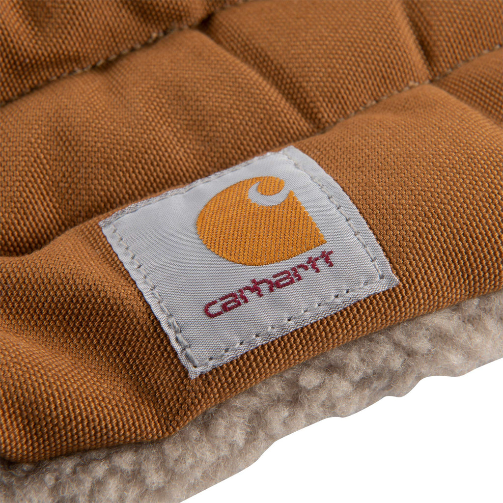 Carhartt Firm Duck — Cama Acolchada Lavable con Sherpa para Perro
