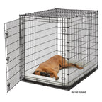 MidWest iCrate — Jaula Plegable de Doble Puerta con Divisor para Perros Medianos