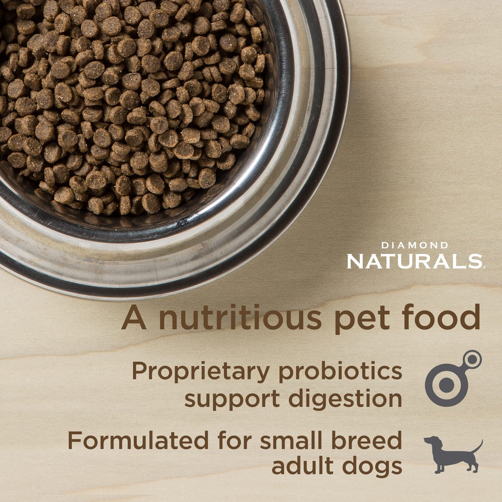 Diamond Naturals Premium — Croquetas con Proteína de Cordero, Superalimentos y Probióticos para Perro Adulto