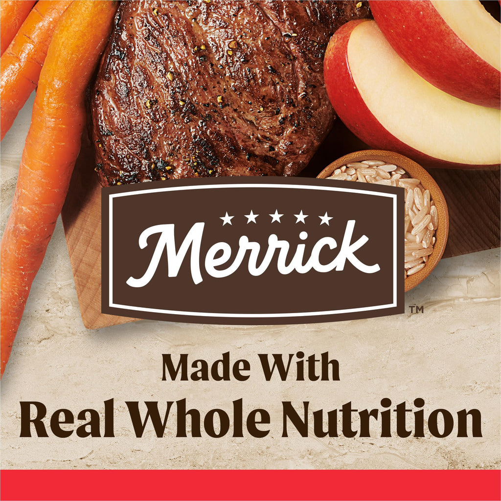Merrick Classic Healthy Grains — Croquetas con Granos Saludables y Carne Real para Perro