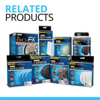 Fluval Almohadilla Removedora de Amoniaco para Filtros FX4 y FX6 — Medio Filtrante Químico y Mecánico 2 en 1, Paquete de 3 Unidades
