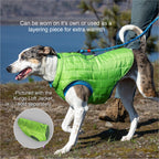 K9 Core Dog Sweater - Knit Fleece Winter Coat for Dogs - Layer with Jackets or Wear Separately - Use with Your Leash - Lightweight, Reflective Accents, Adjustable Neck