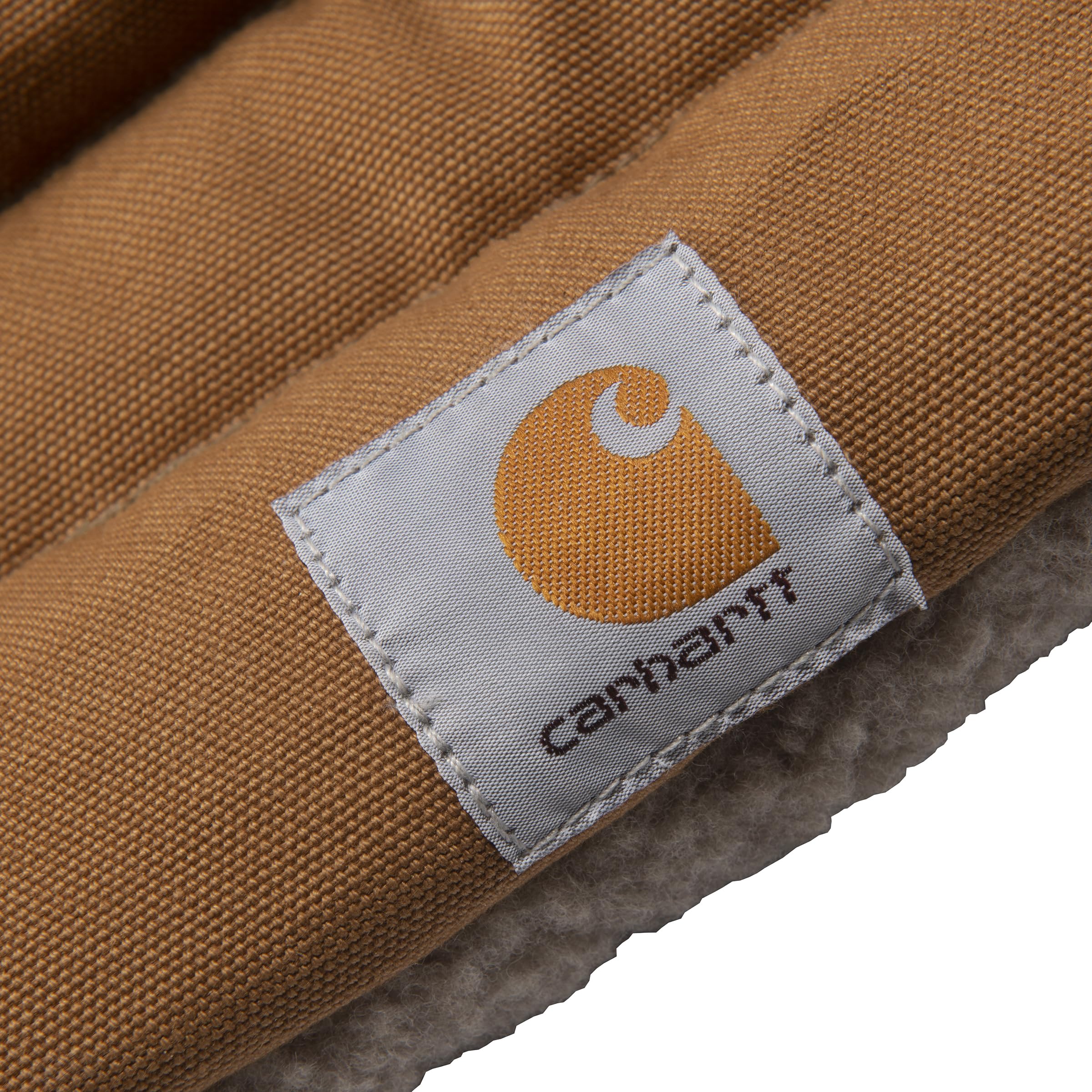 Carhartt Firm Duck — Cama Acolchada Lavable con Sherpa para Perro