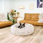 FurHaven Calming Cuddler — Cama Donut Calmante de Peluche para Perros y Gatos