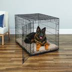 New World — Jaula para Perro Plegable de Metal con Doble Puerta