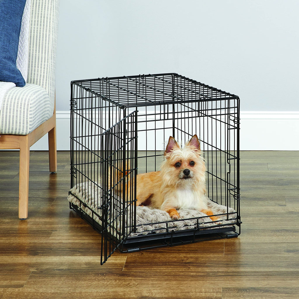 New World — Jaula para Perro Plegable de Metal con Doble Puerta