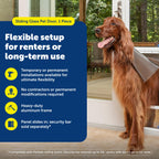 PetSafe Doggy Door — Puerta para Perros en Puertas Corredizas de Vidrio con Altura Ajustable