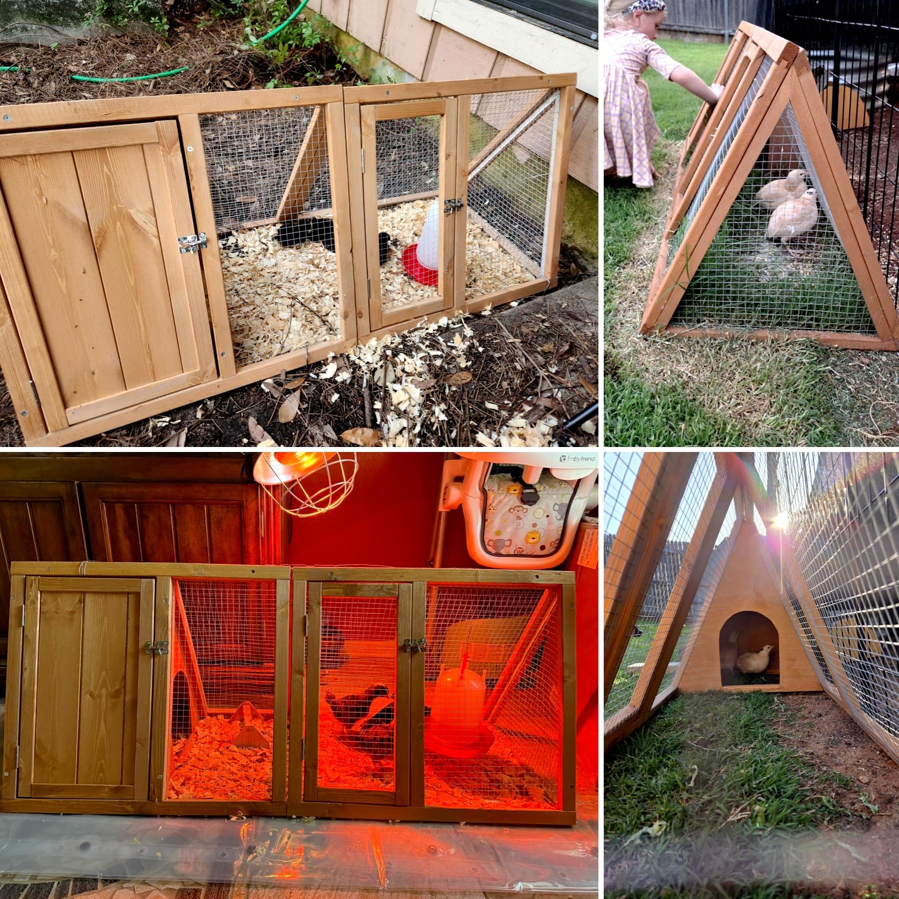 Casita de Madera para Exterior — Conejera, Gallinero y Jaula para Codornices al Aire Libre