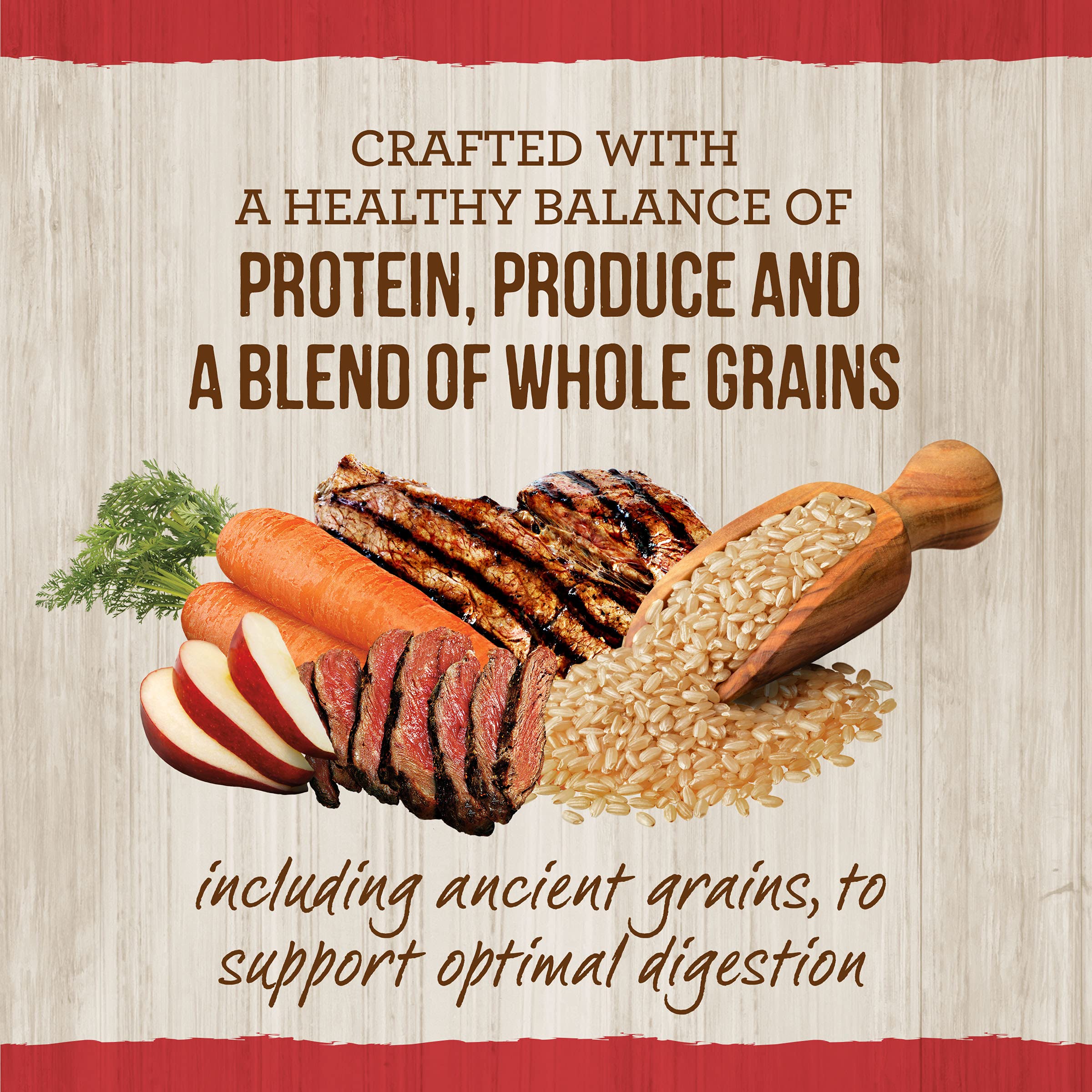 Merrick Classic Healthy Grains — Croquetas con Granos Saludables y Carne Real para Perro