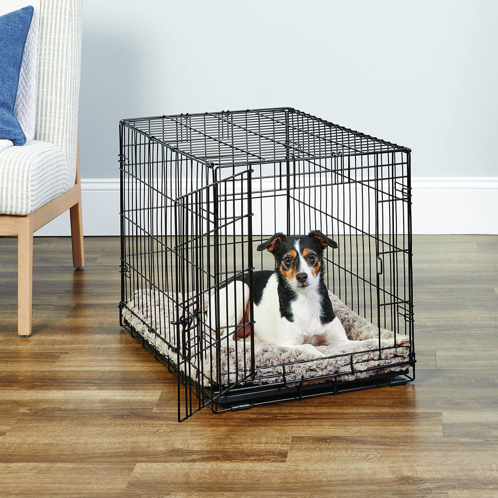 New World — Jaula para Perro Plegable de Metal con Doble Puerta