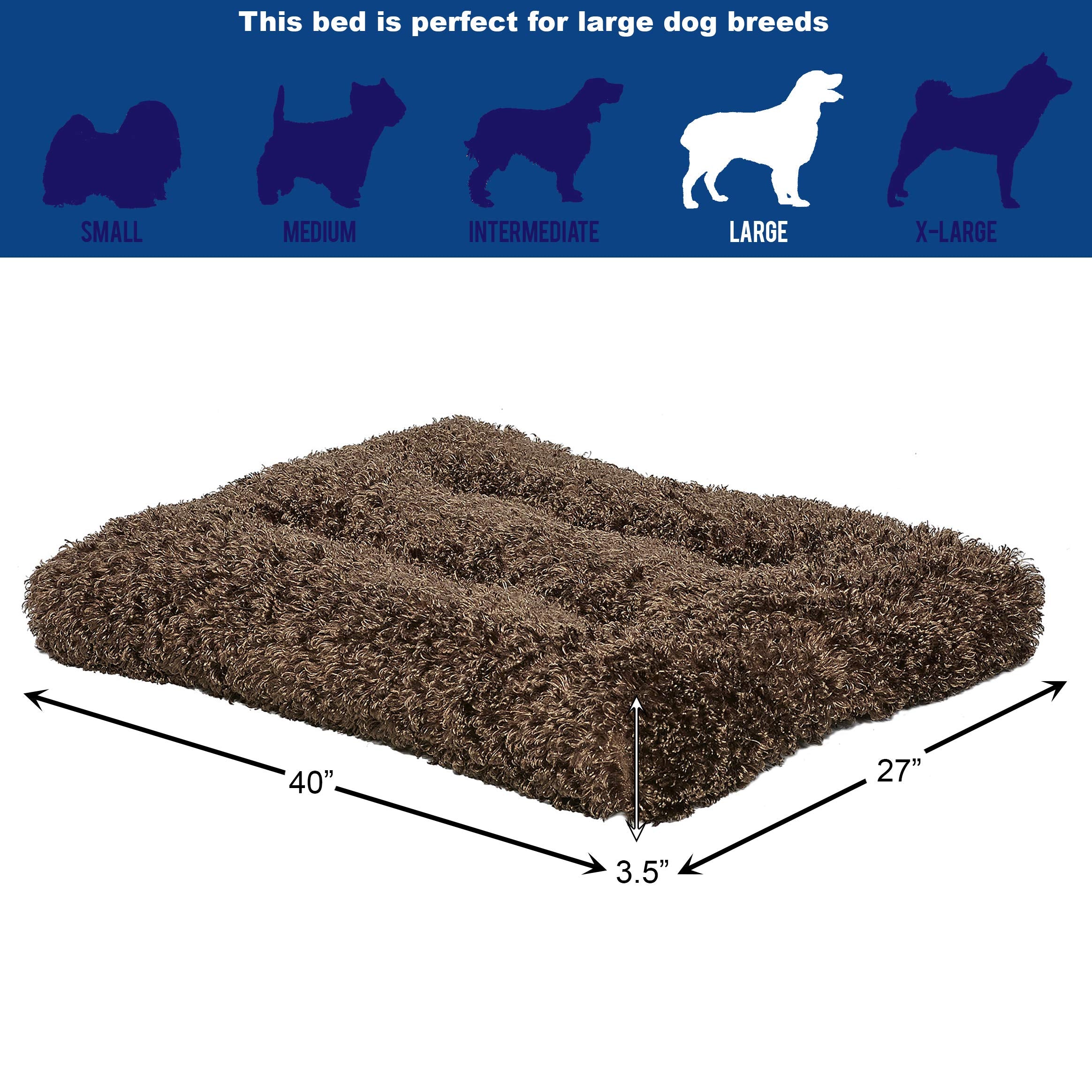 Midwest Homes for Pets Deluxe — Cama Super Suave para Perro y Gato, Compatible con Jaulas, Lavable en Lavadora